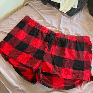 Old Navy Flannel Buffalo Plaid Pajama Shorts